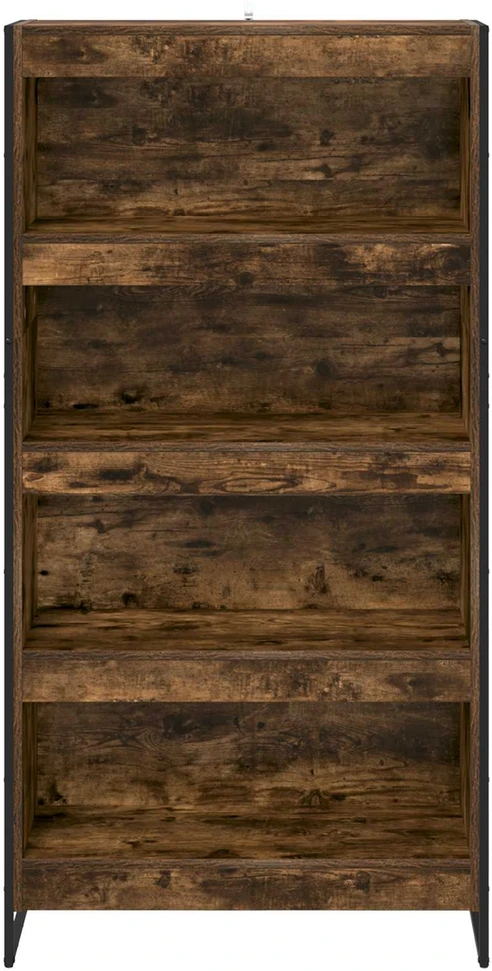 Knygų spinta 80 x 30 x 155 cm Apdirbta mediena Dūminis ąžuolas