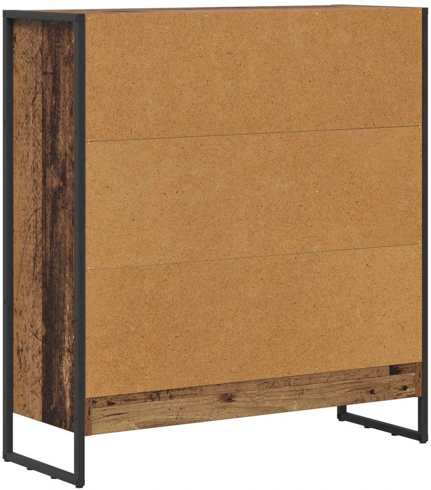 Knygų spinta 80 x 30 x 86,5 cm Apdirbta mediena Senovinis medis
