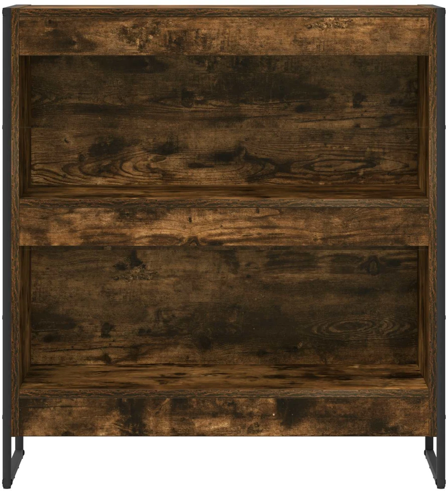 Knygų spinta 80 x 30 x 86,5 cm Apdirbta mediena Dūminis ąžuolas