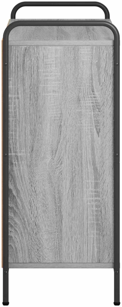 Knygų spinta 80 x 33 x 80 cm Apdirbta mediena Pilka Sonoma