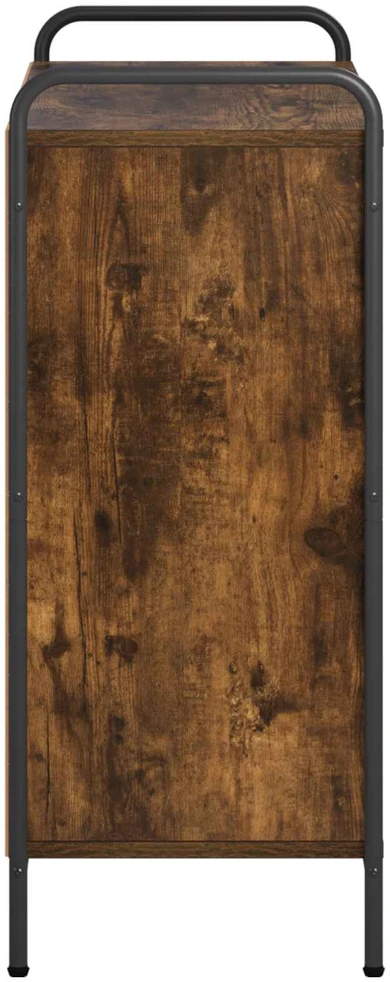 Knygų spinta 80 x 33 x 80 cm Apdirbta mediena Dūminio ąžuolo
