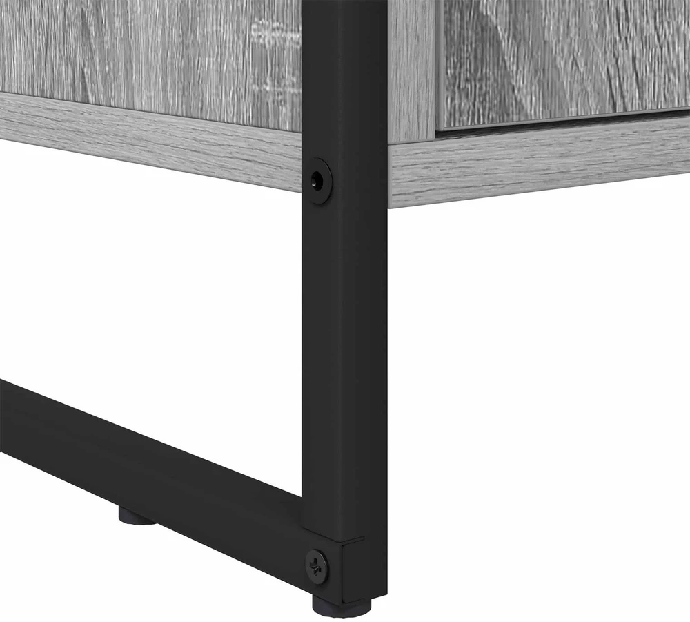 Knygų spinta 99,5 x 30 x 108 cm Apdirbta mediena Pilkas Sonoma