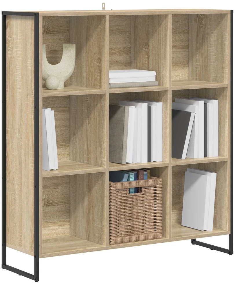 Knygų spinta 99.5 x 30 x 108.5 cm Apdirbta mediena Sonoma