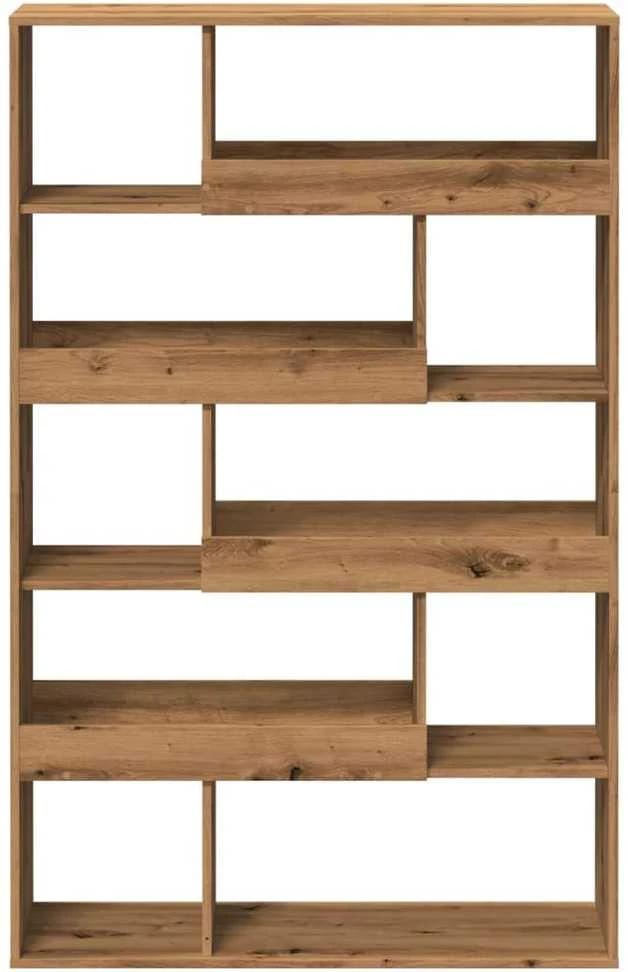 Knygų spinta, artisano ąžuolo, 100x33x156,5cm, apdirbta mediena