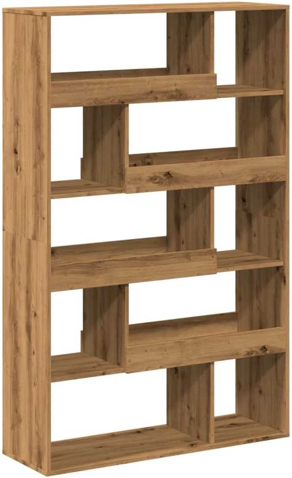 Knygų spinta, artisano ąžuolo, 100x33x156,5cm, apdirbta mediena