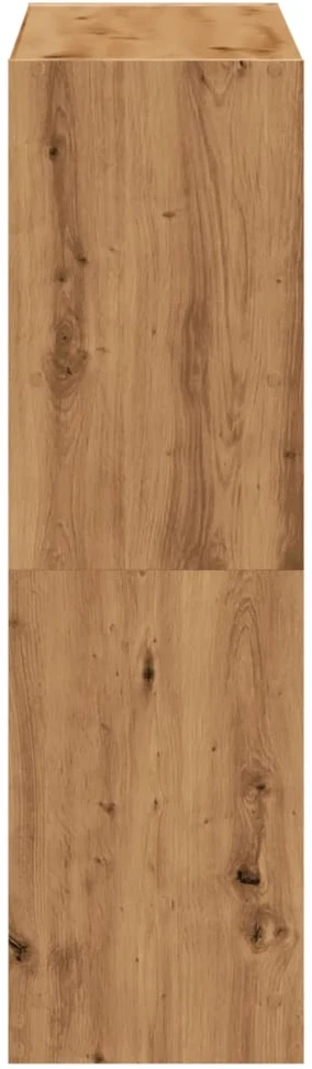 Knygų spinta, artisano ąžuolo, 102x32x108cm, apdirbta mediena