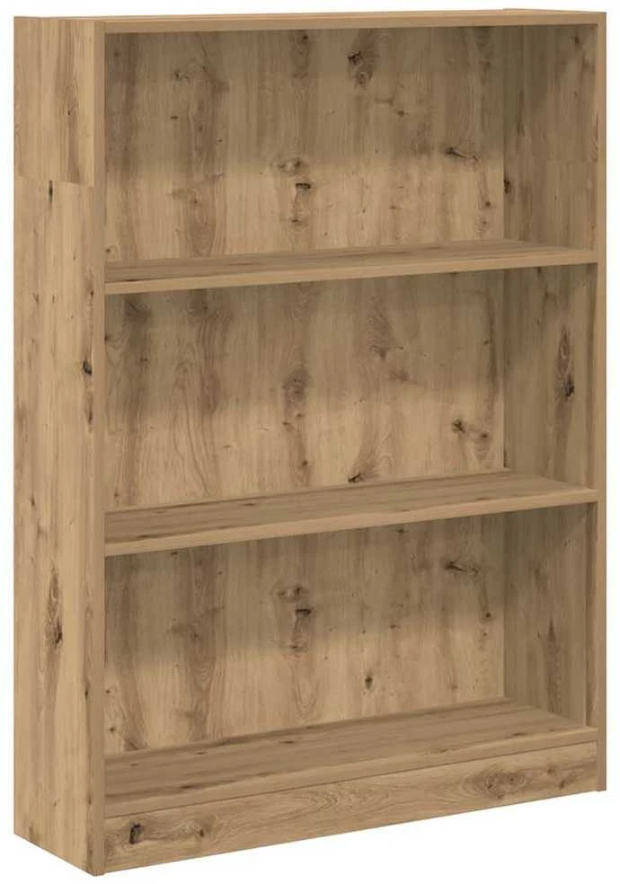 Knygų spinta, artisano ąžuolo, 80x24x109cm, apdirbta mediena