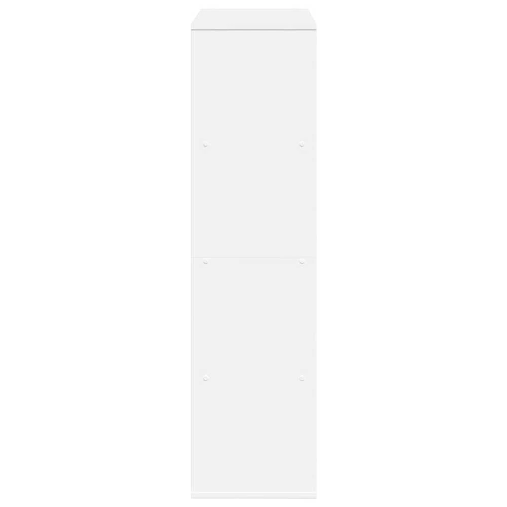 Knygų spinta, baltos spalvos, 100x33x125,5cm, apdirbta mediena