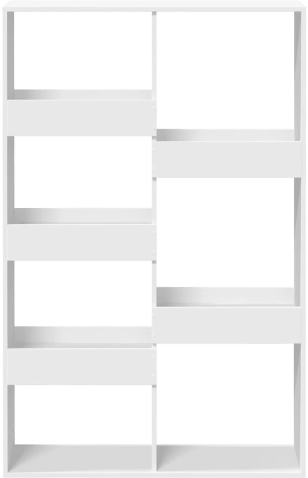 Knygų spinta, baltos spalvos, 100x33x155,5cm, apdirbta mediena