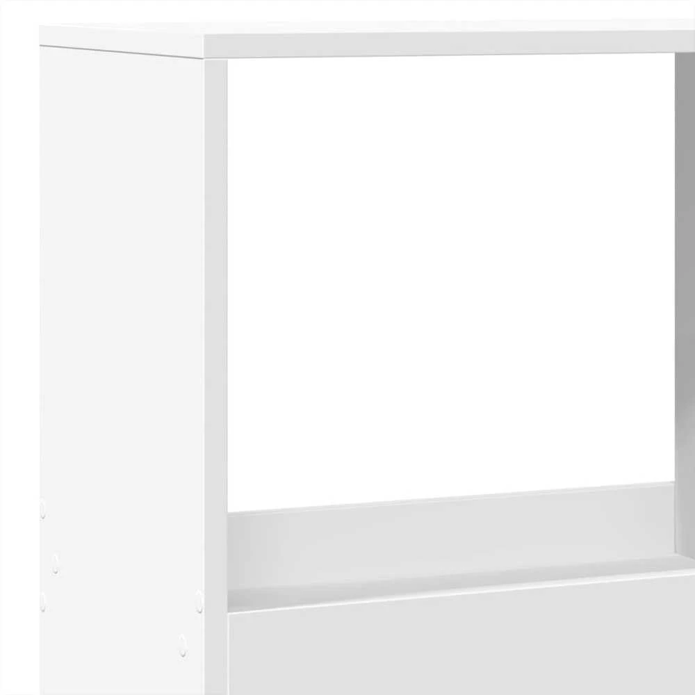 Knygų spinta, baltos spalvos, 100x33x175cm, apdirbta mediena