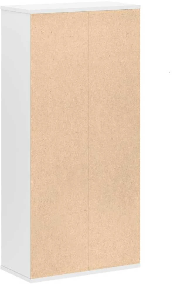 Knygų spinta, baltos spalvos, 50x25x105cm, apdirbta mediena
