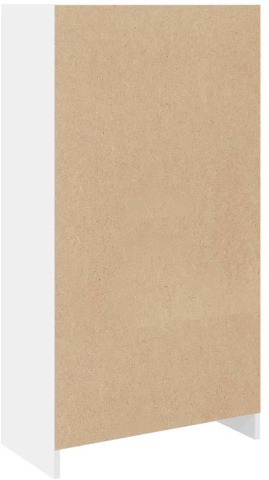 Knygų spinta, baltos spalvos, 57x28,5x107,5cm, apdirbta mediena