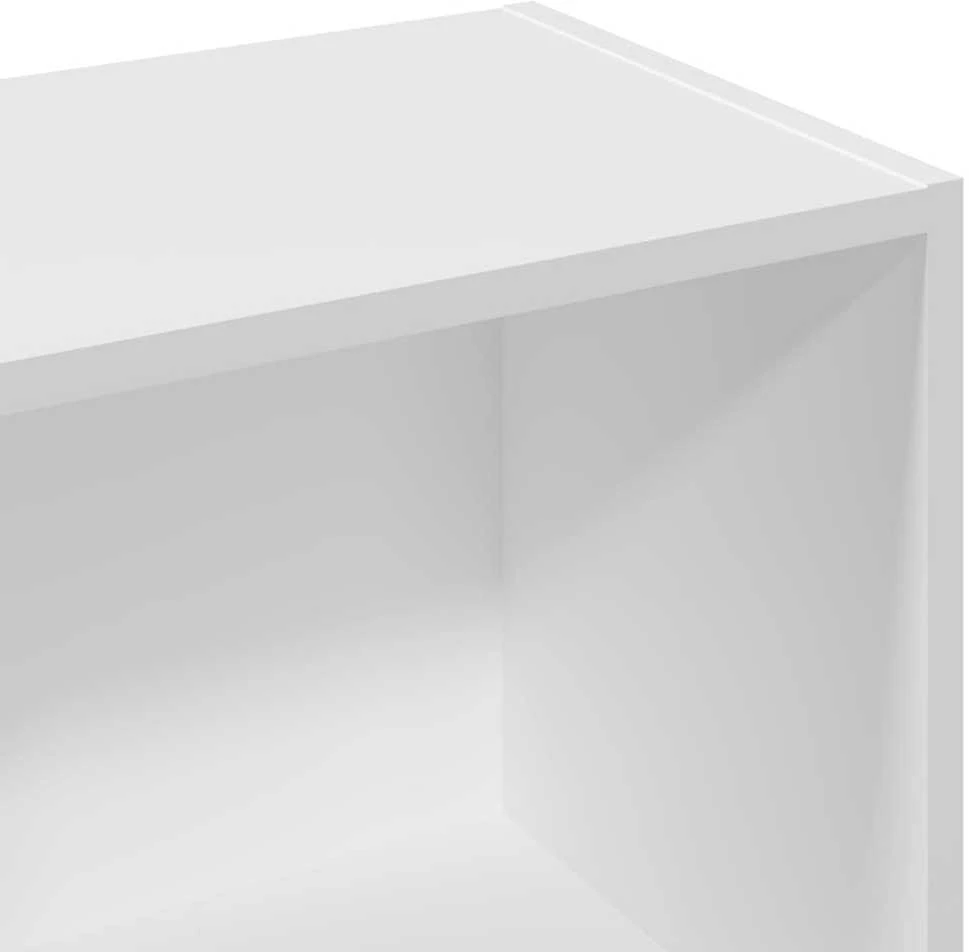 Knygų spinta, baltos spalvos, 57x28,5x107,5cm, apdirbta mediena