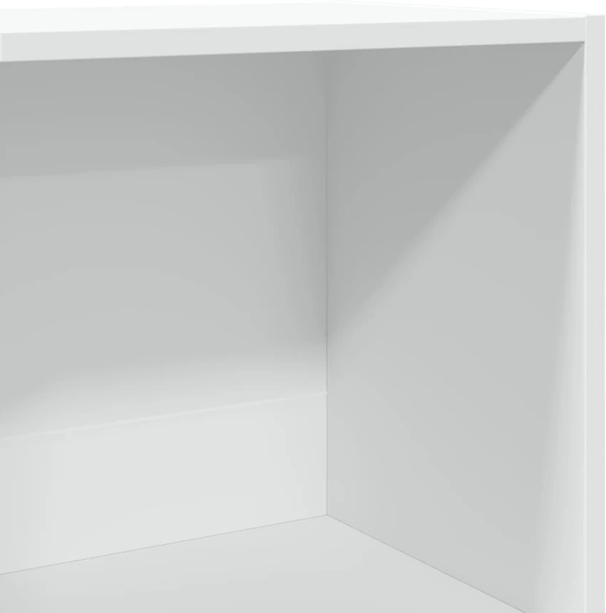 Knygų spinta, baltos spalvos, 60x30x114cm, apdirbta mediena
