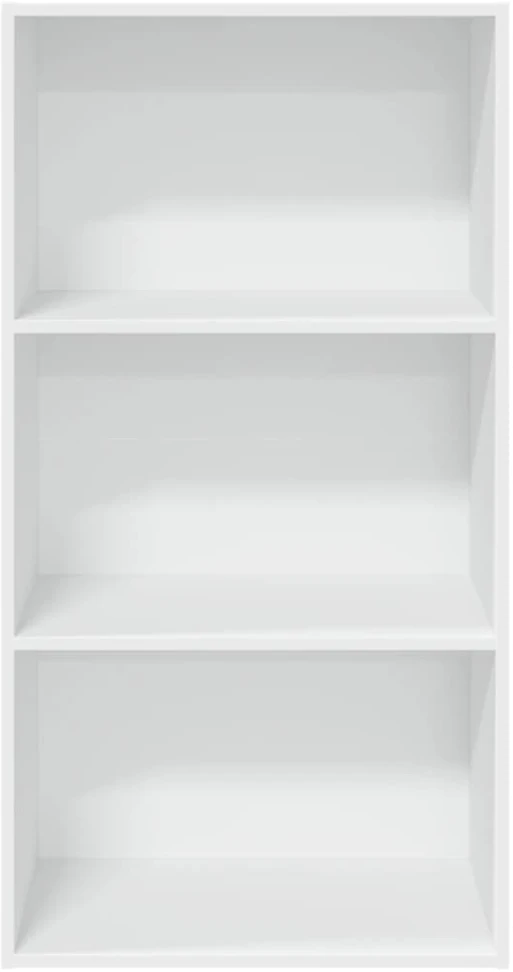Knygų spinta, baltos spalvos, 60x30x114cm, apdirbta mediena