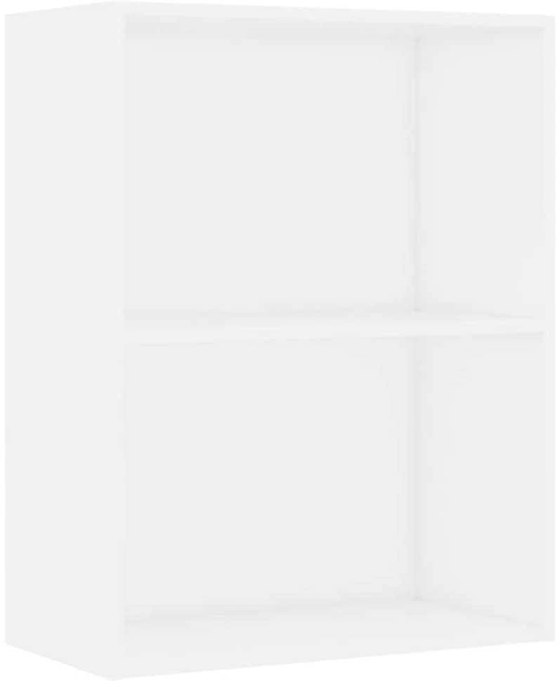 Knygų spinta, baltos spalvos, 60x30x76,5cm, apdirbta mediena