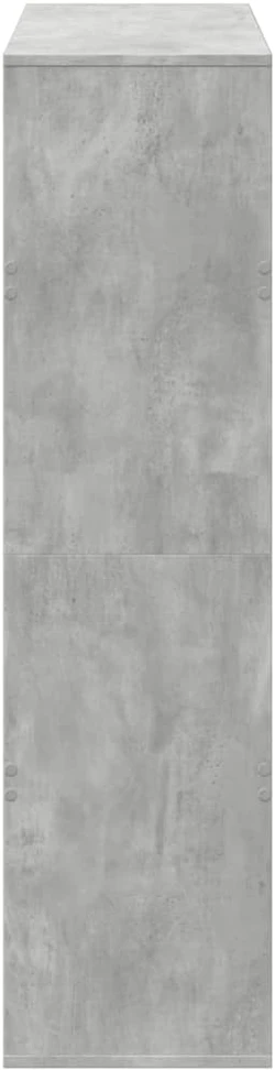 Knygų spinta, betono pilka, 100x33x125,5cm, apdirbta mediena