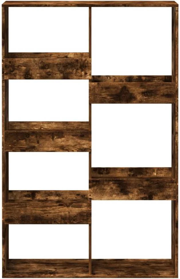 Knygų spinta, dūminio ąžuolo, 100x33x155,5cm, apdirbta mediena