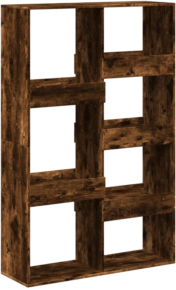 Knygų spinta, dūminio ąžuolo, 100x33x155,5cm, apdirbta mediena