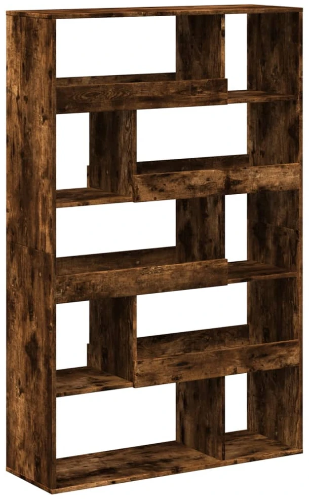 Knygų spinta, dūminio ąžuolo, 100x33x156,5cm, apdirbta mediena