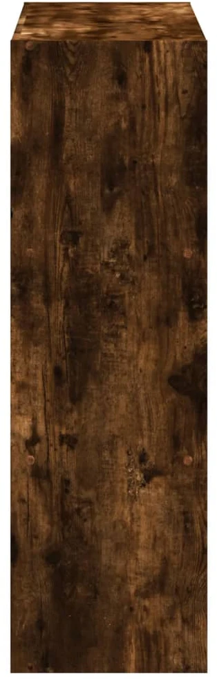 Knygų spinta, dūminio ąžuolo, 102x32x102cm, apdirbta mediena