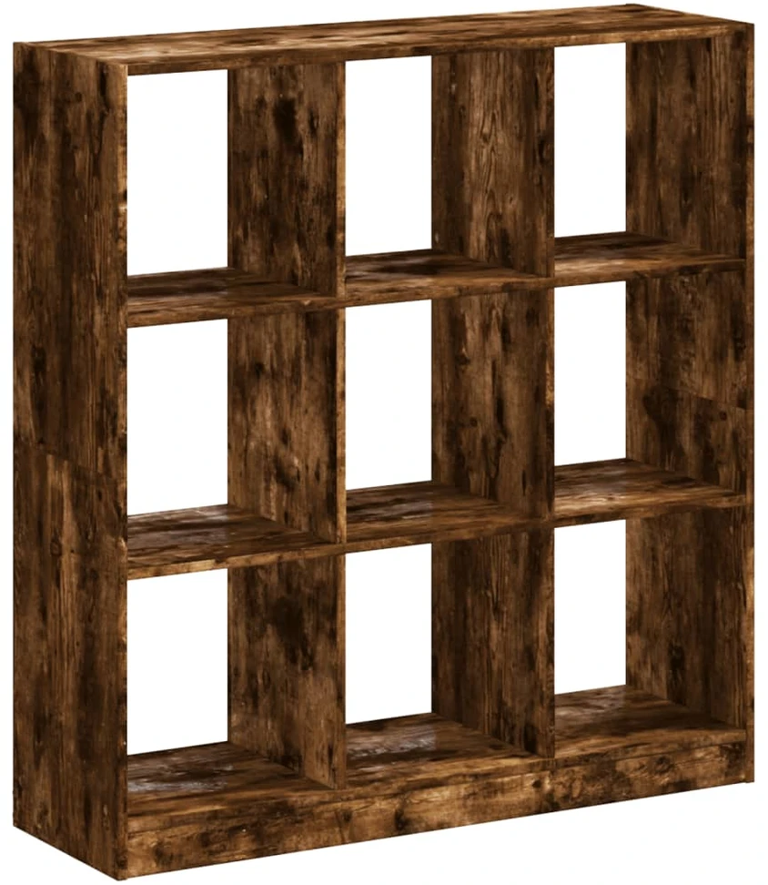 Knygų spinta, dūminio ąžuolo, 102x32x108cm, apdirbta mediena