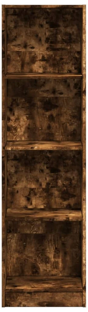 Knygų spinta, dūminio ąžuolo, 40x24x143cm, apdirbta mediena