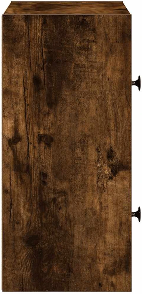 Knygų spinta, dūminio ąžuolo, 40x24x52cm, apdirbta mediena
