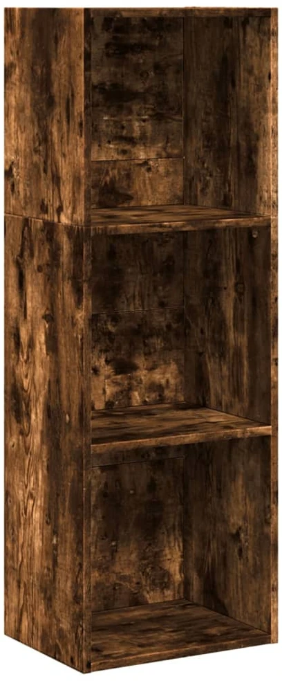 Knygų spinta, dūminio ąžuolo, 40x30x114cm, apdirbta mediena