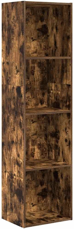Knygų spinta, dūminio ąžuolo, 40x30x152cm, apdirbta mediena