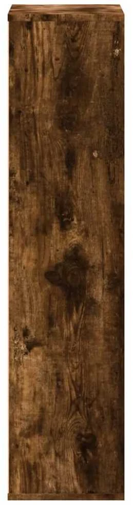 Knygų spinta, dūminio ąžuolo, 50x25x105cm, apdirbta mediena