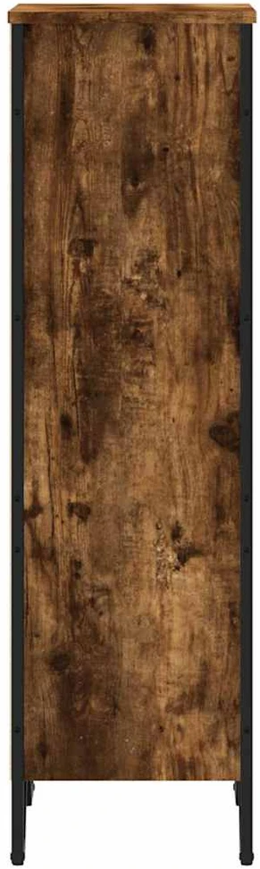 Knygų spinta, dūminio ąžuolo, 50x31x106cm, apdirbta mediena