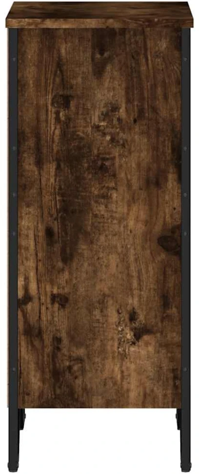 Knygų spinta, dūminio ąžuolo, 50x31x74,5cm, apdirbta mediena