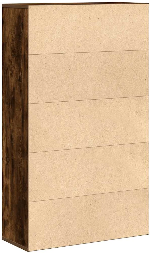 Knygų spinta, dūminio ąžuolo, 60x24x101,5cm, apdirbta mediena