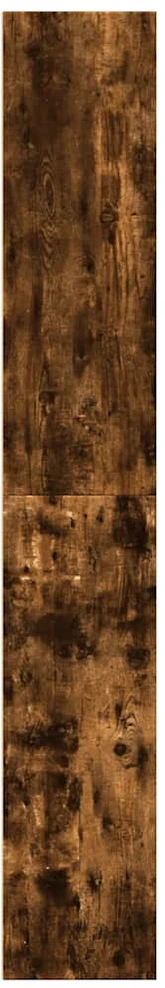 Knygų spinta, dūminio ąžuolo, 60x30x189cm, apdirbta mediena