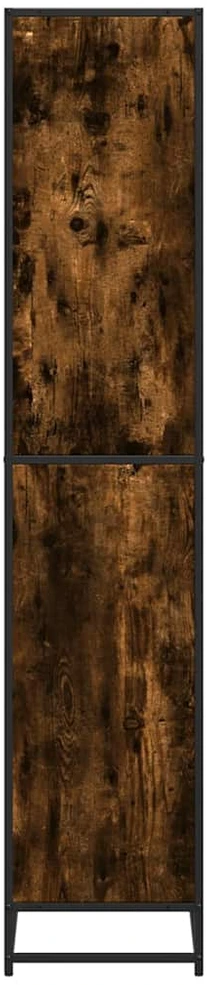 Knygų spinta, dūminio ąžuolo, 60x35x170,5cm, apdirbta mediena