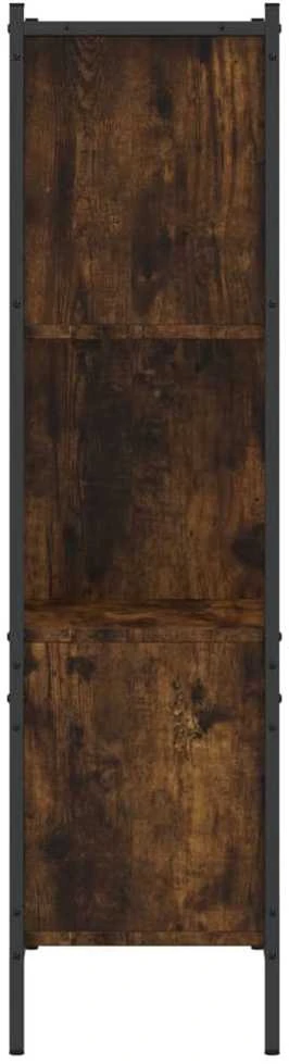 Knygų spinta, dūminio ąžuolo, 72x28x109cm, apdirbta mediena