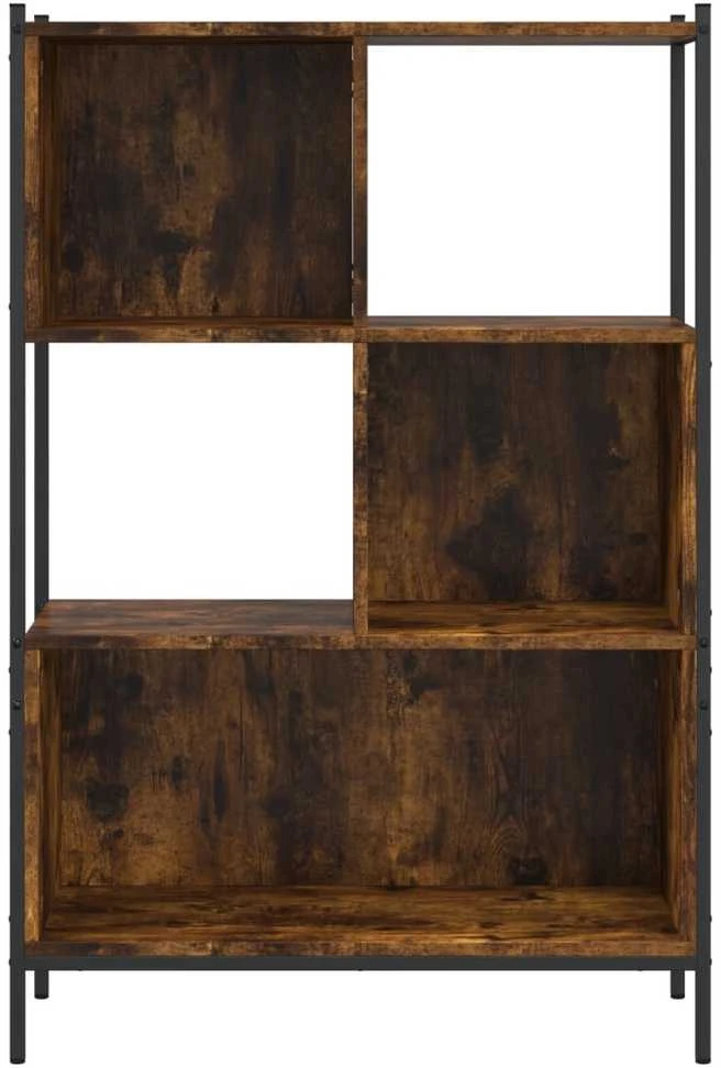 Knygų spinta, dūminio ąžuolo, 72x28x109cm, apdirbta mediena