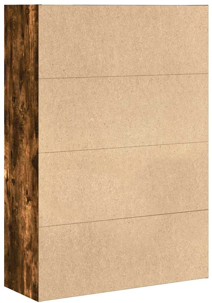 Knygų spinta, dūminio ąžuolo, 80x30x114cm, apdirbta mediena