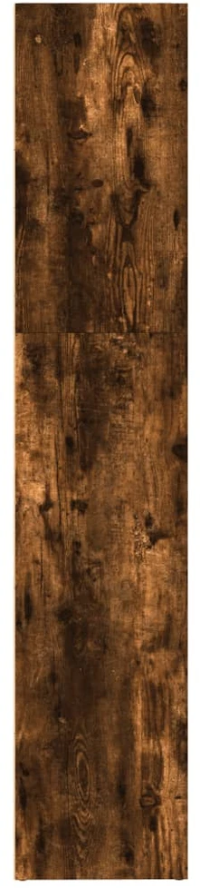 Knygų spinta, dūminio ąžuolo, 80x30x152cm, apdirbta mediena