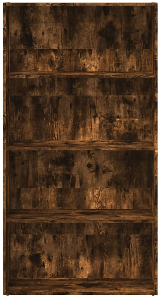 Knygų spinta, dūminio ąžuolo, 80x30x152cm, apdirbta mediena