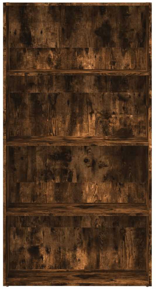 Knygų spinta, dūminio ąžuolo, 80x30x152cm, apdirbta mediena