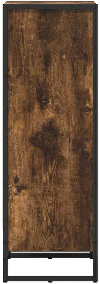 Knygų spinta 40 x 30 x 86,5 cm Apdirbta mediena Dūminis ąžuolas