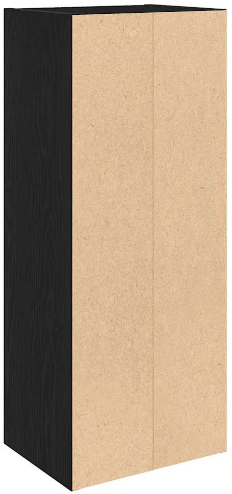 Knygų spinta, juodos ąžuolo, 31x24x77cm, apdirbta mediena