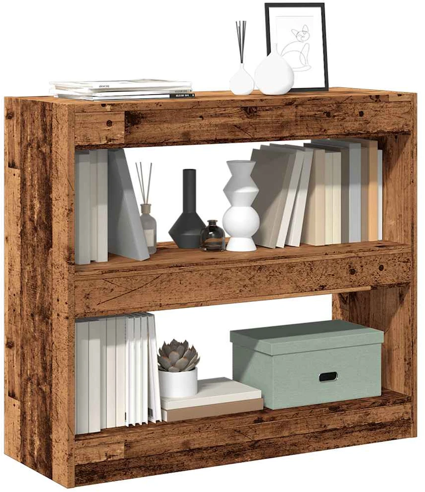 knygų spinta/kambario pertvara Old Wood 80x30x72 cm