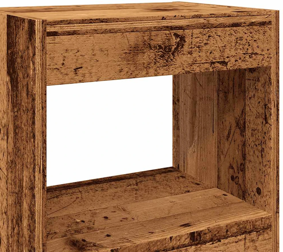 knygų spinta/kambario pertvara Old Wood 40x30x198 cm