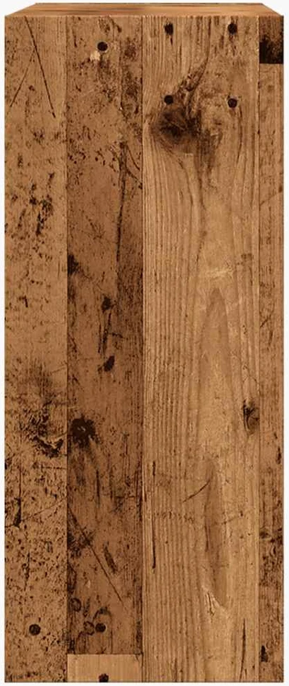 knygų spinta/kambario pertvara Old Wood 80x30x72 cm