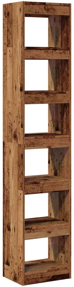 knygų spinta/kambario pertvara Old Wood 40x30x198 cm