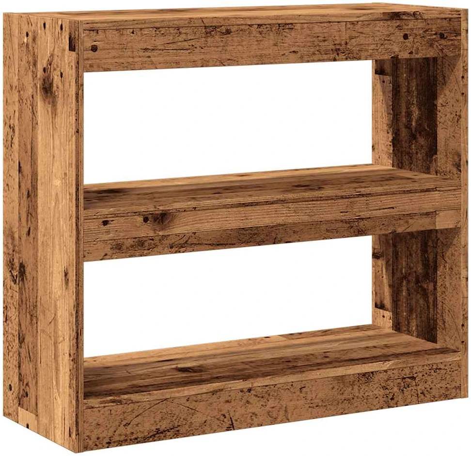 knygų spinta/kambario pertvara Old Wood 80x30x72 cm