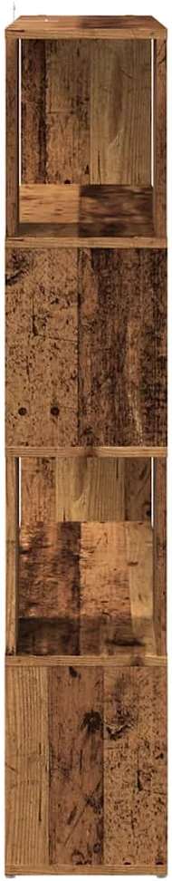 knygų spinta/kambario pertvara sena mediena 100x24x124,5 cm